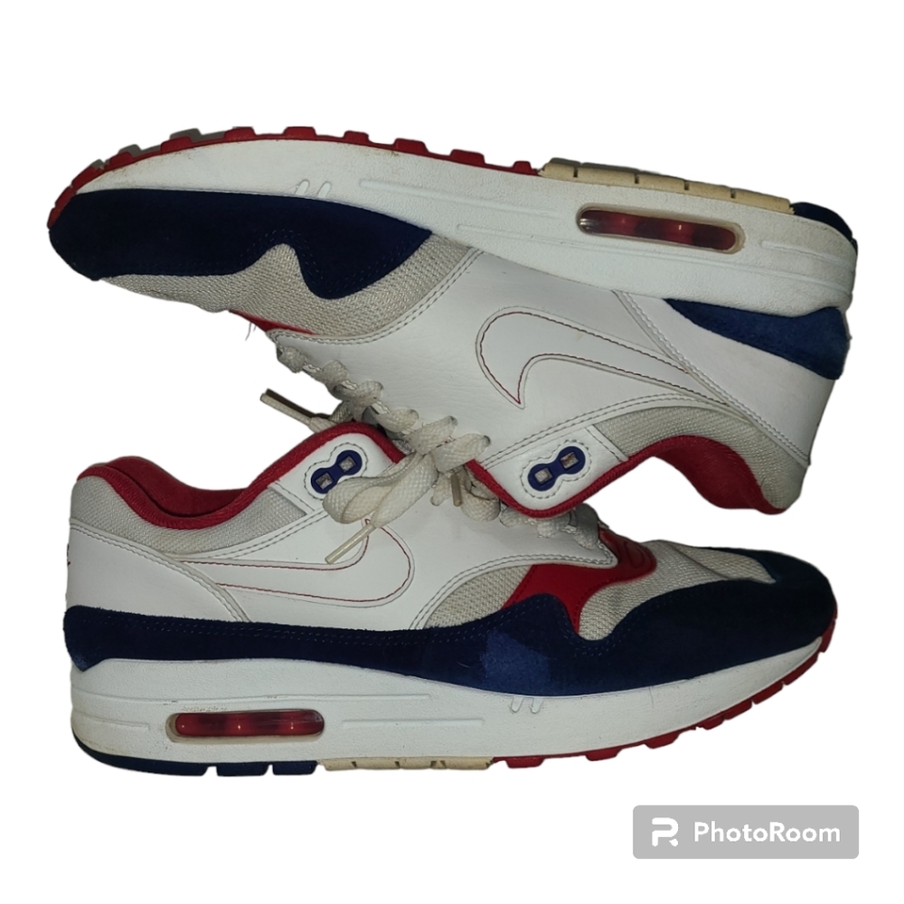 Nike airmax size 8.5‎ mens AIR MAX RED WHITE BLUE